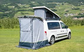 BRUNNER Achtertent voor VW Caddy - Flap Tent - 170-200 cm Hoogte