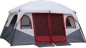 Ruime Koepeltent voor 8-12 Personen met 2 Slaapkamers